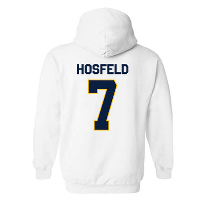 Northern Arizona - NCAA Women's Volleyball : Ella Hosfeld - Classic Shersey Hooded Sweatshirt-1