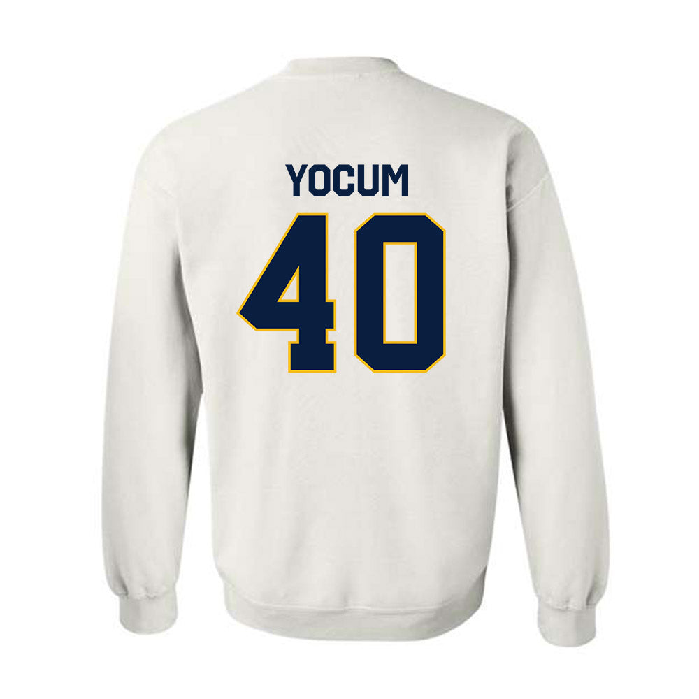 Northern Arizona - NCAA Football : Kruz Yocum - Classic Shersey Crewneck Sweatshirt-1