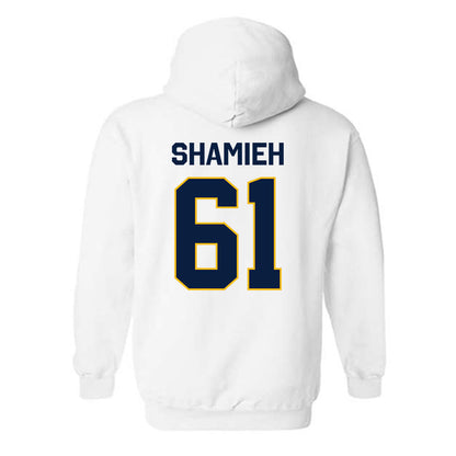 Northern Arizona - NCAA Football : Elias Shamieh - Classic Shersey Hooded Sweatshirt-1