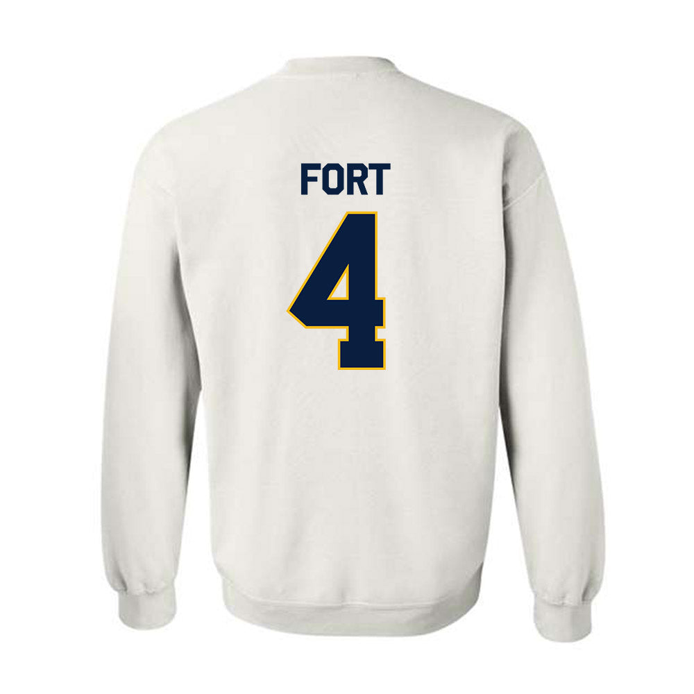 Northern Arizona - NCAA Men's Basketball : Oakland Fort - Classic Shersey Crewneck Sweatshirt-1