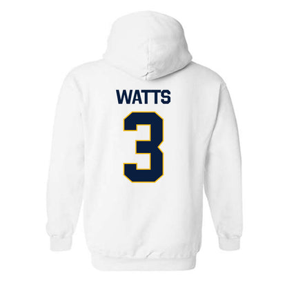 Northern Arizona - NCAA Women's Basketball : Madison Watts - Classic Shersey Hooded Sweatshirt-1