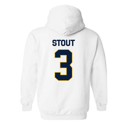 Northern Arizona - NCAA Football : Joey Stout - Classic Shersey Hooded Sweatshirt-1
