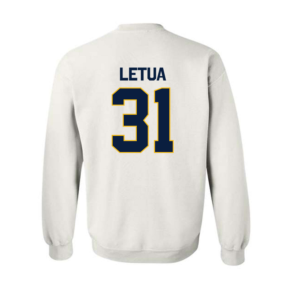 Northern Arizona - NCAA Football : Jaiden Letua - Classic Shersey Crewneck Sweatshirt-1