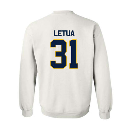 Northern Arizona - NCAA Football : Jaiden Letua - Classic Shersey Crewneck Sweatshirt-1
