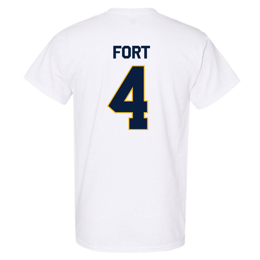 Northern Arizona - NCAA Men's Basketball : Oakland Fort - Classic Shersey T-Shirt-1