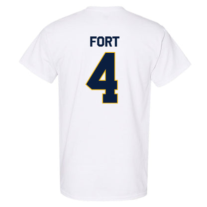 Northern Arizona - NCAA Men's Basketball : Oakland Fort - Classic Shersey T-Shirt-1