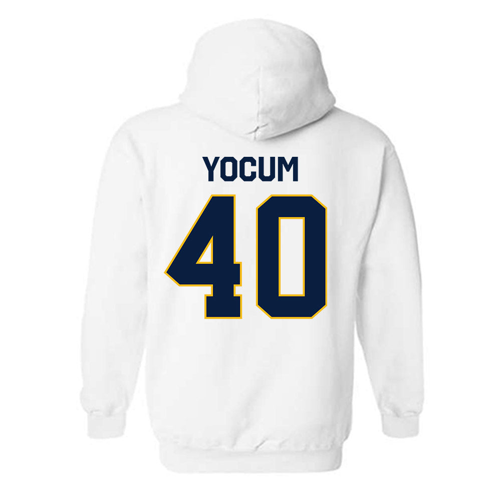 Northern Arizona - NCAA Football : Kruz Yocum - Classic Shersey Hooded Sweatshirt-1