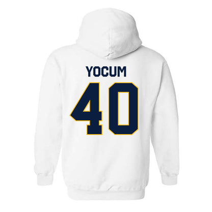 Northern Arizona - NCAA Football : Kruz Yocum - Classic Shersey Hooded Sweatshirt-1