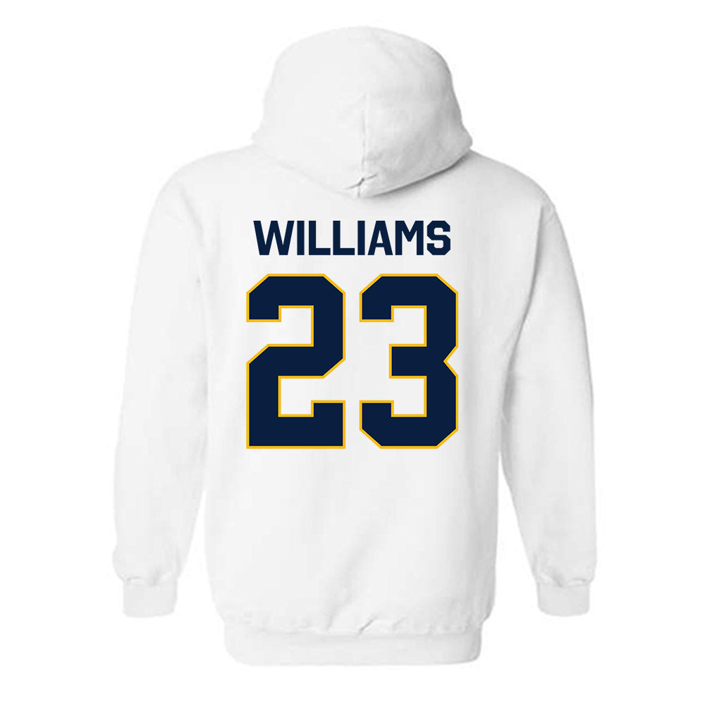 Northern Arizona - NCAA Women's Basketball : Kayla Williams - Classic Shersey Hooded Sweatshirt-1