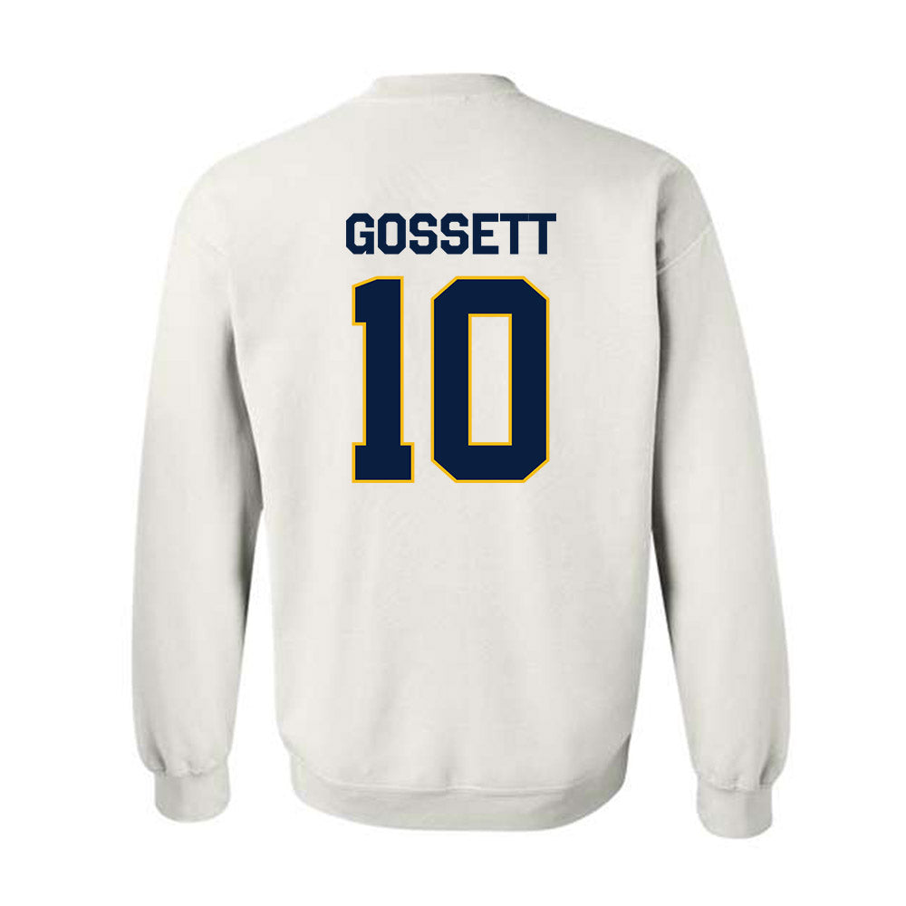 Northern Arizona - NCAA Football : QuRan Gossett - Classic Shersey Crewneck Sweatshirt-1