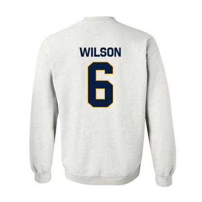Northern Arizona - NCAA Football : Shahid Wilson - Classic Shersey Crewneck Sweatshirt-1