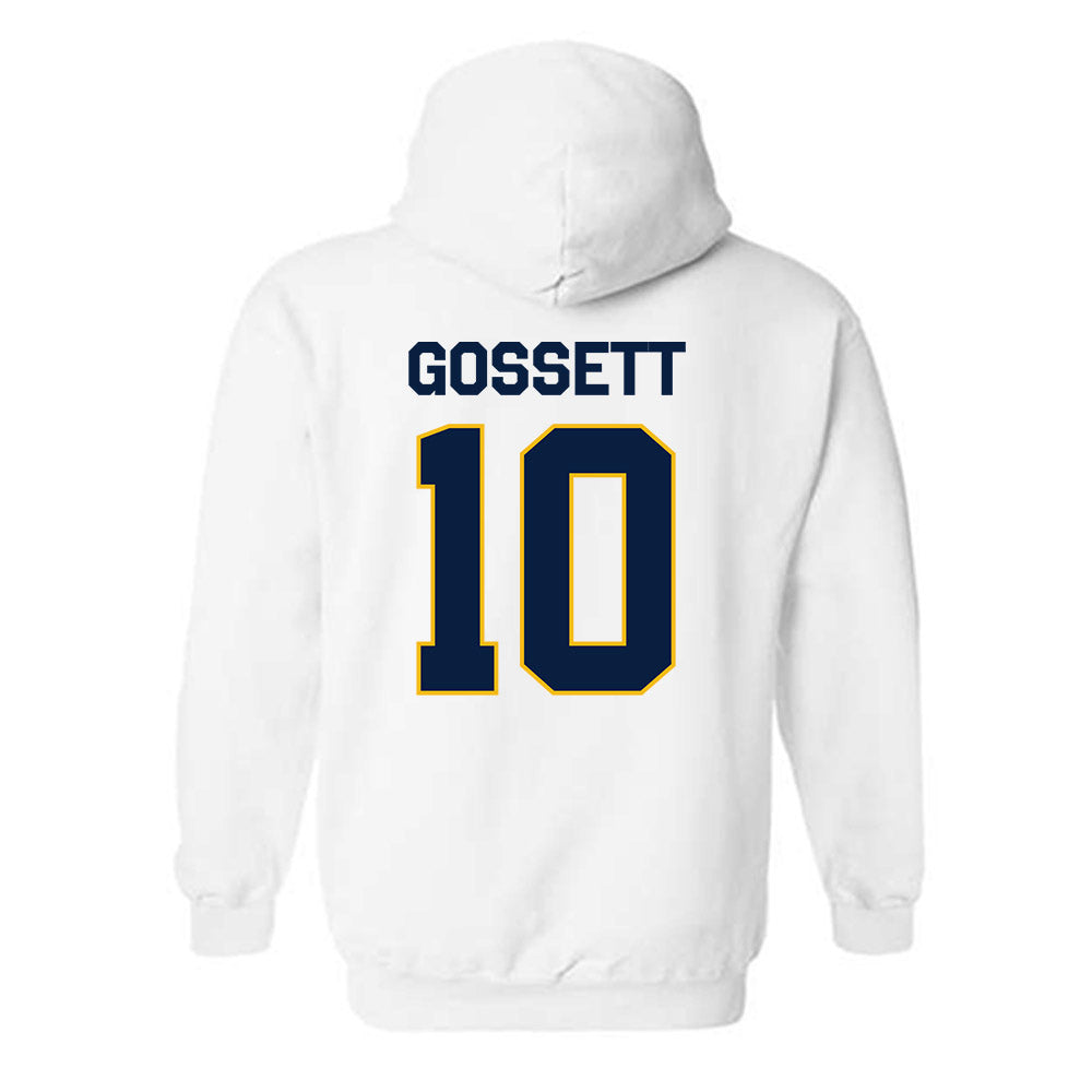 Northern Arizona - NCAA Football : QuRan Gossett - Classic Shersey Hooded Sweatshirt-1