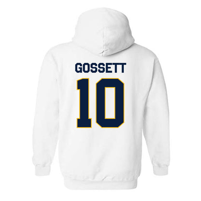 Northern Arizona - NCAA Football : QuRan Gossett - Classic Shersey Hooded Sweatshirt-1
