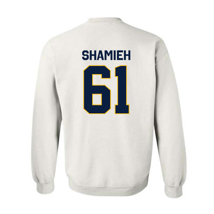 Northern Arizona - NCAA Football : Elias Shamieh - Classic Shersey Crewneck Sweatshirt-1