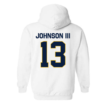 Northern Arizona - NCAA Football : Jerry Johnson III - Classic Shersey Hooded Sweatshirt-1