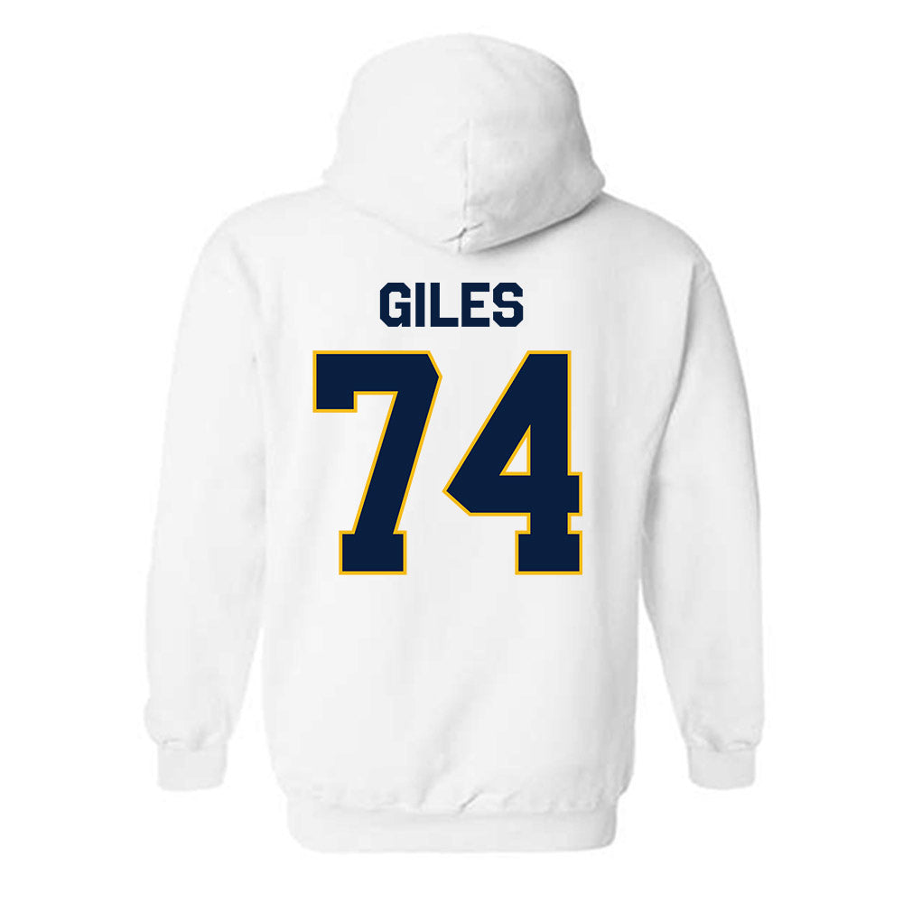 Northern Arizona - NCAA Football : Jefferson Giles - Classic Shersey Hooded Sweatshirt-1