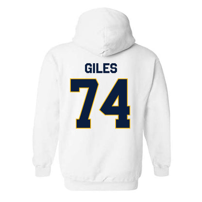 Northern Arizona - NCAA Football : Jefferson Giles - Classic Shersey Hooded Sweatshirt-1