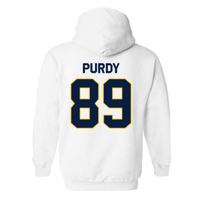 Northern Arizona - NCAA Football : Jeter Purdy - Classic Shersey Hooded Sweatshirt-1