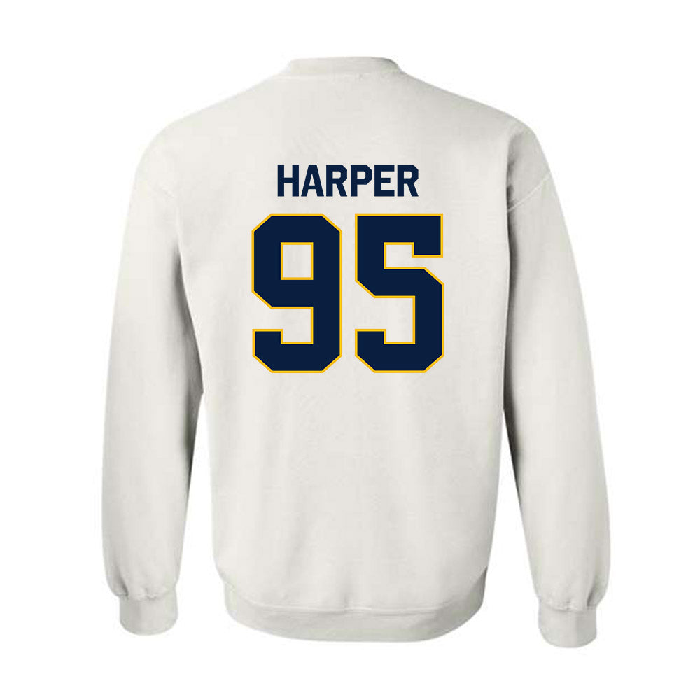 Northern Arizona - NCAA Football : Nick Harper - Classic Shersey Crewneck Sweatshirt-1