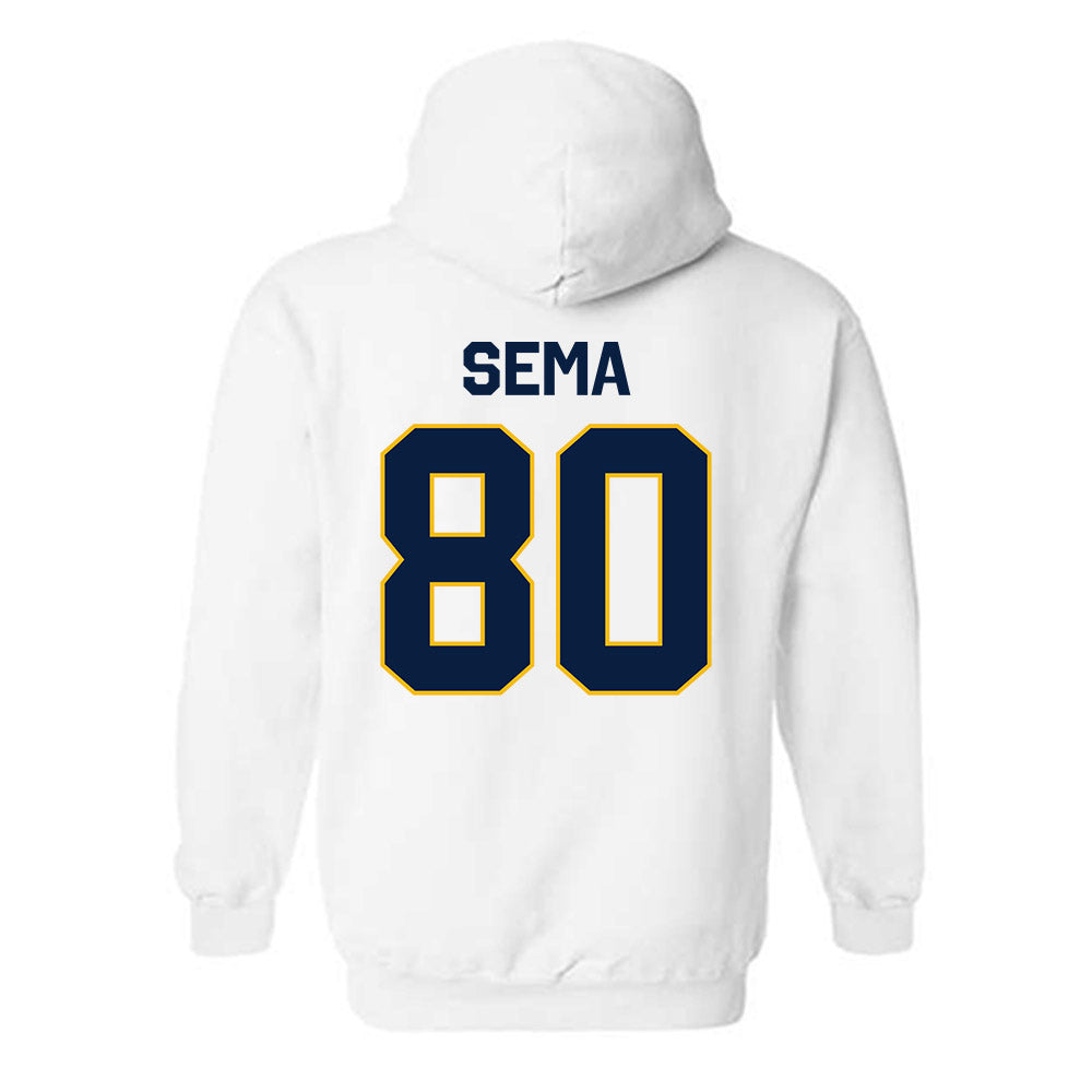 Northern Arizona - NCAA Football : Gabe Sema - Classic Shersey Hooded Sweatshirt-1