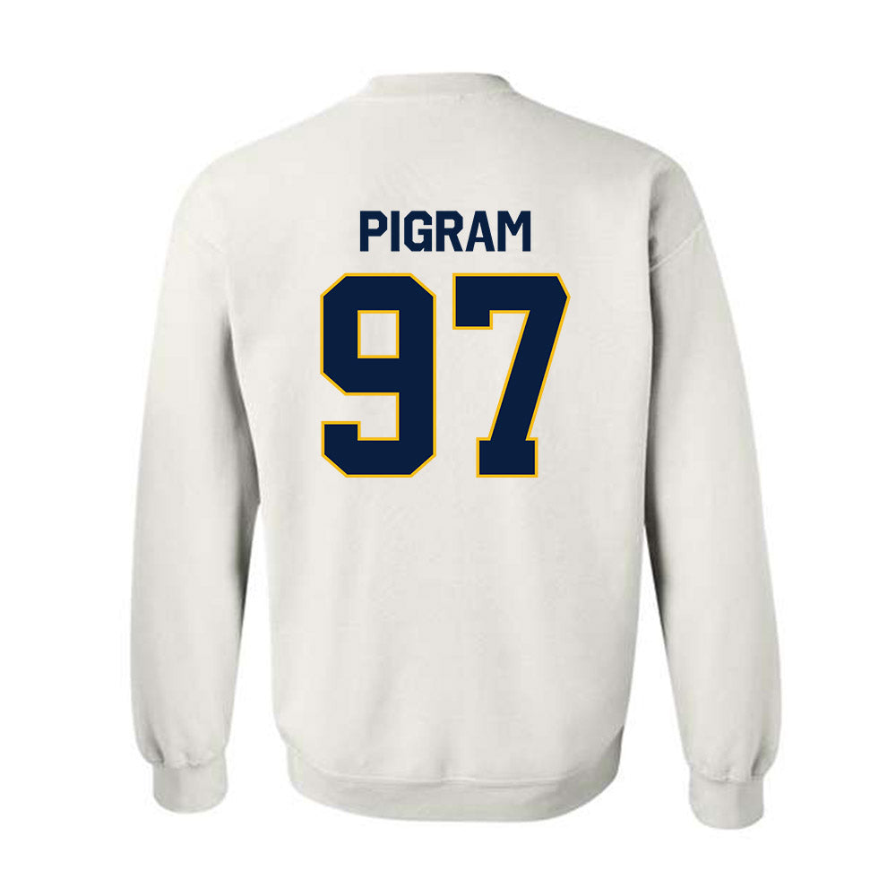 Northern Arizona - NCAA Football : Jordan Pigram - Classic Shersey Crewneck Sweatshirt-1