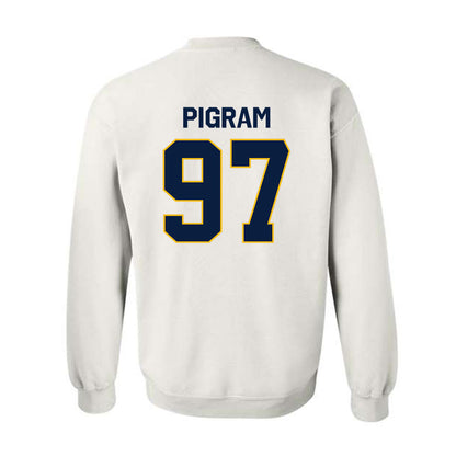 Northern Arizona - NCAA Football : Jordan Pigram - Classic Shersey Crewneck Sweatshirt-1