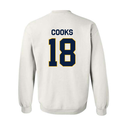 Northern Arizona - NCAA Football : Matthew Cooks - Classic Shersey Crewneck Sweatshirt-1