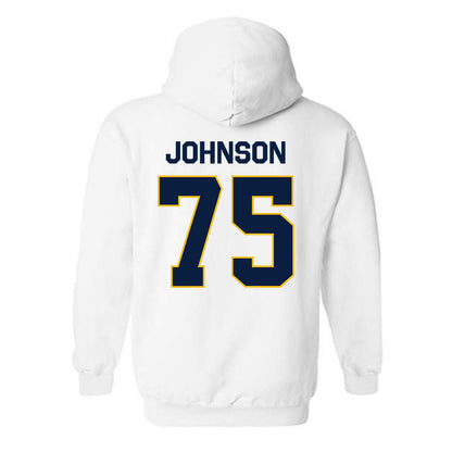 Northern Arizona - NCAA Football : Corey Johnson - Classic Shersey Hooded Sweatshirt-1