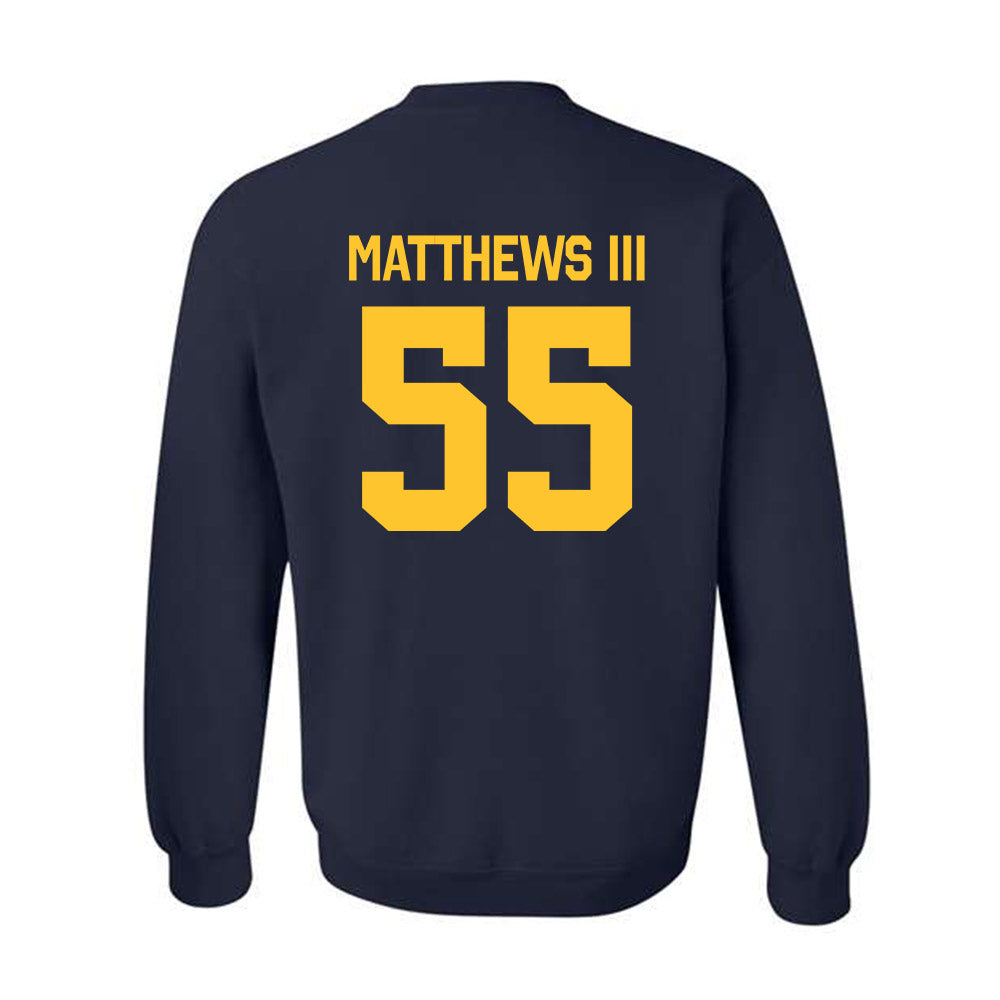 East Tennessee State - NCAA Men's Basketball : Milton Matthews III - Classic Shersey Crewneck Sweatshirt-1