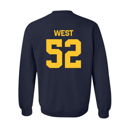East Tennessee State - NCAA Football : Frank West - Classic Shersey Crewneck Sweatshirt-1