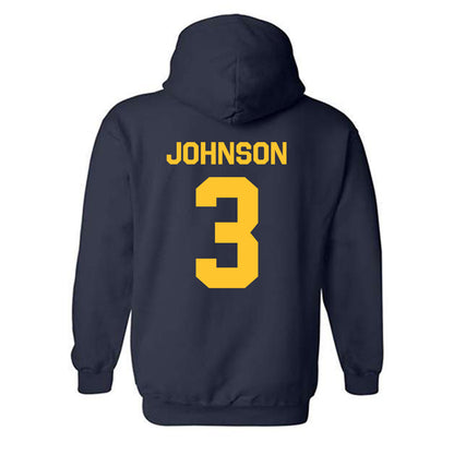 East Tennessee State - NCAA Football : Jarvis Johnson - Classic Shersey Hooded Sweatshirt-1