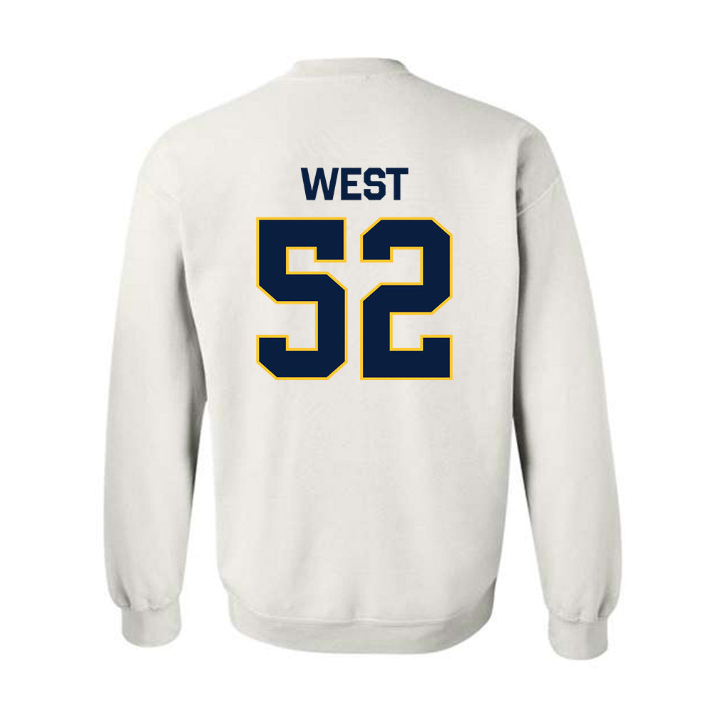East Tennessee State - NCAA Football : Frank West - Classic Shersey Crewneck Sweatshirt-1