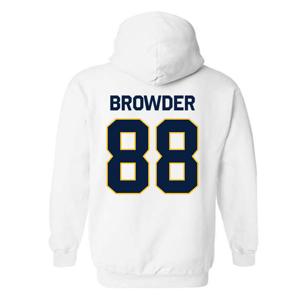 East Tennessee State - NCAA Football : Charlie Browder - Classic Shersey Hooded Sweatshirt-1