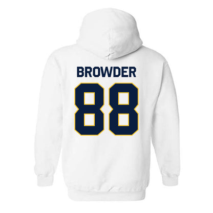 East Tennessee State - NCAA Football : Charlie Browder - Classic Shersey Hooded Sweatshirt-1