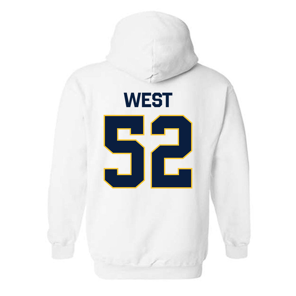 East Tennessee State - NCAA Football : Frank West - Classic Shersey Hooded Sweatshirt-1
