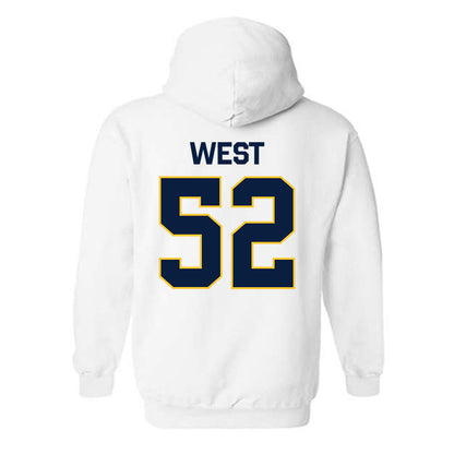 East Tennessee State - NCAA Football : Frank West - Classic Shersey Hooded Sweatshirt-1