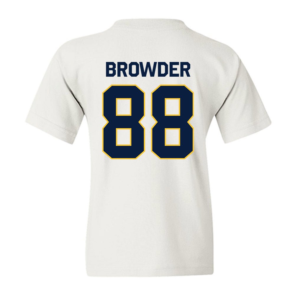 East Tennessee State - NCAA Football : Charlie Browder - Classic Shersey Youth T-Shirt-1