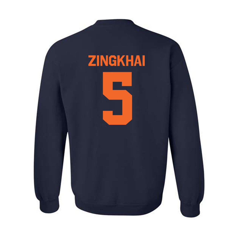 FPU - NCAA Men's Soccer : Wungsem Zingkhai - Classic Shersey Crewneck Sweatshirt-1