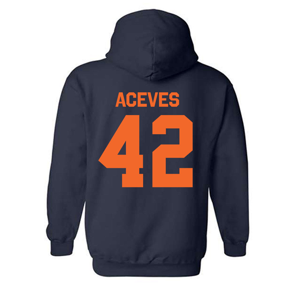 FPU - NCAA Men's Soccer : Diego Aceves - Classic Shersey Hooded Sweatshirt-1