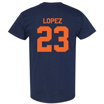 FPU - NCAA Baseball : Alex Lopez - Classic Shersey T-Shirt-1