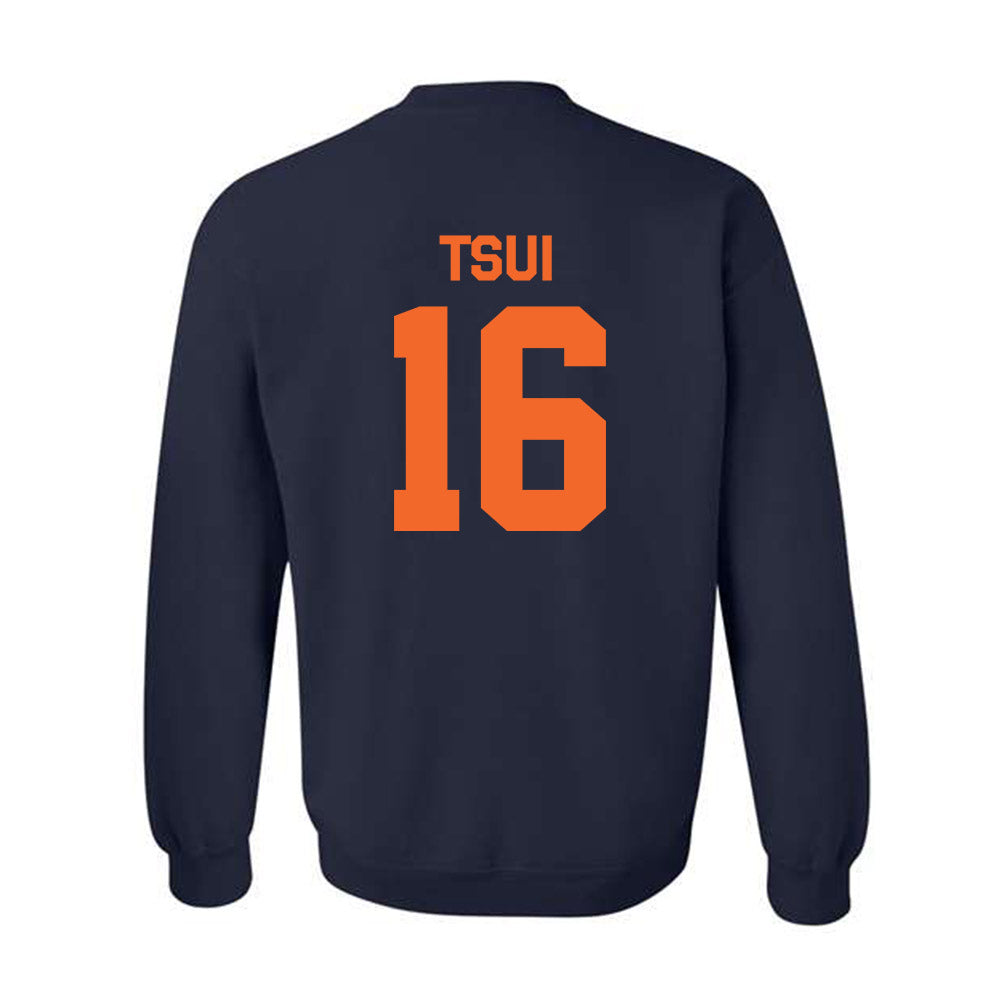FPU - NCAA Baseball : Ethan Tsui - Classic Shersey Crewneck Sweatshirt-1