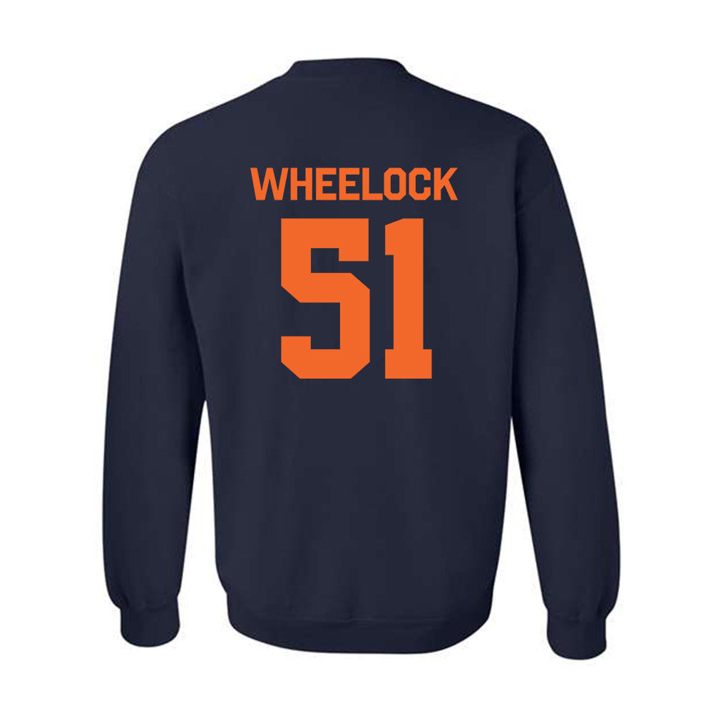 FPU - NCAA Baseball : Titus Wheelock - Classic Shersey Crewneck Sweatshirt-1