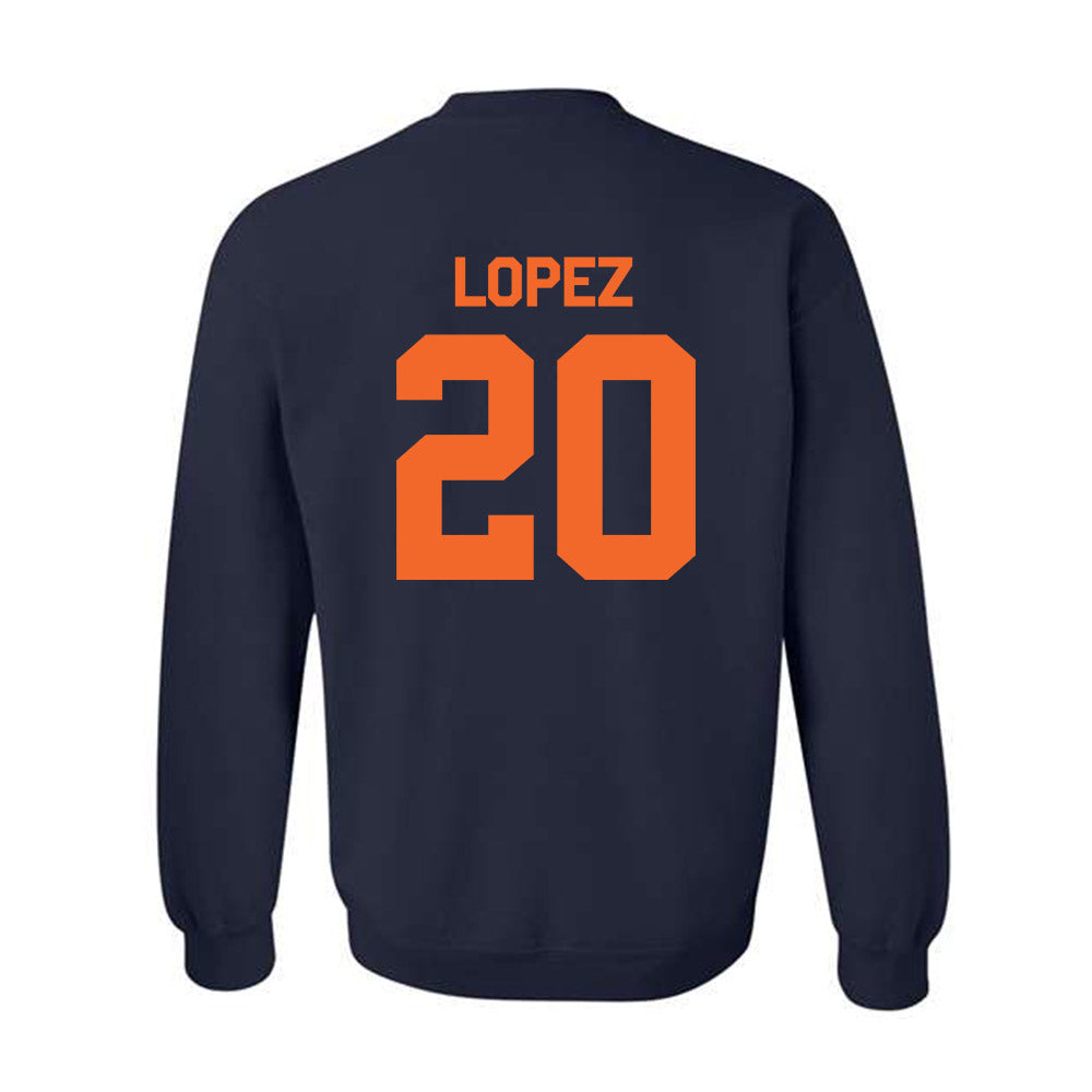 FPU - NCAA Men's Soccer : Bryan Lopez - Classic Shersey Crewneck Sweatshirt-1