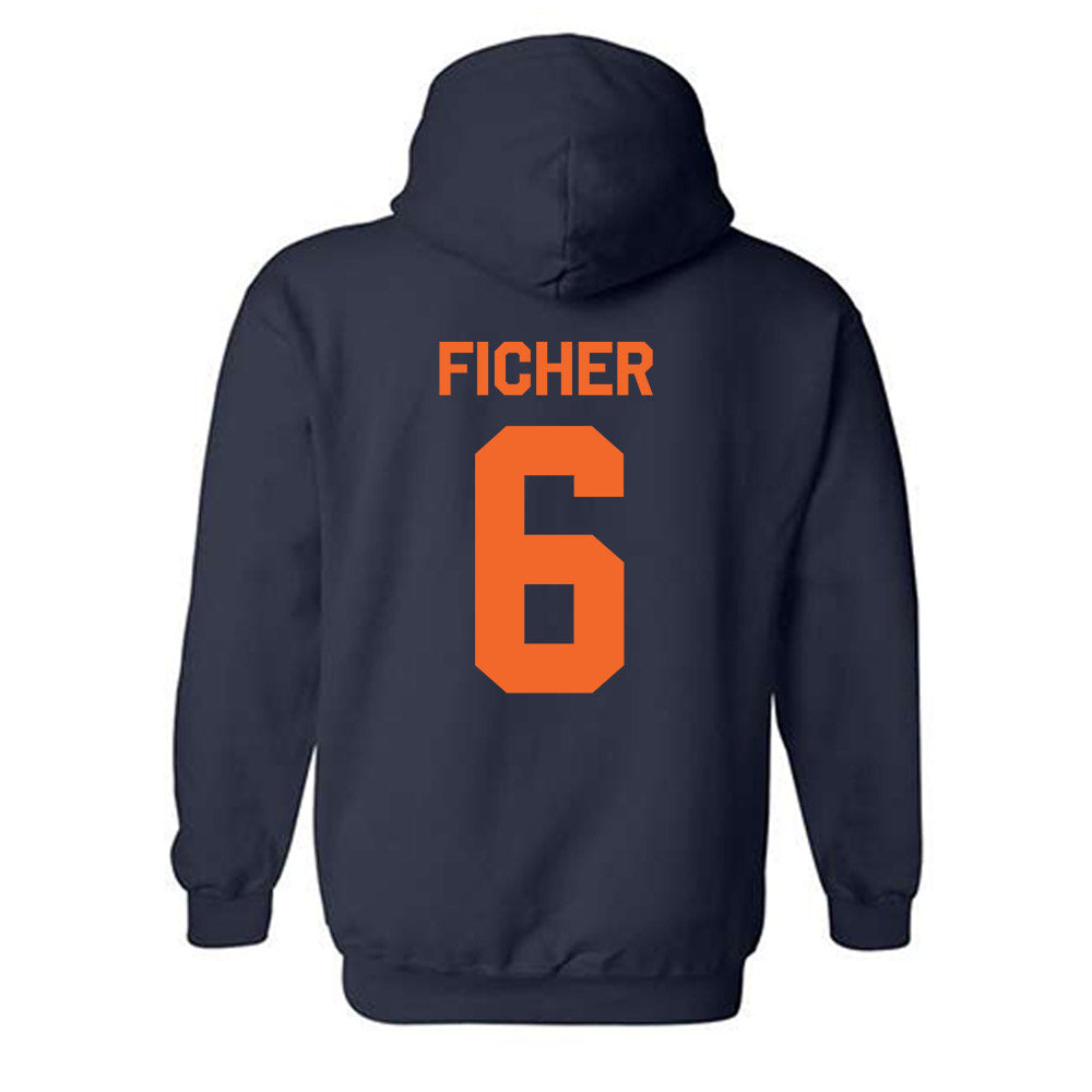 FPU - NCAA Men's Basketball : Malachi Ficher - Classic Shersey Hooded Sweatshirt-1