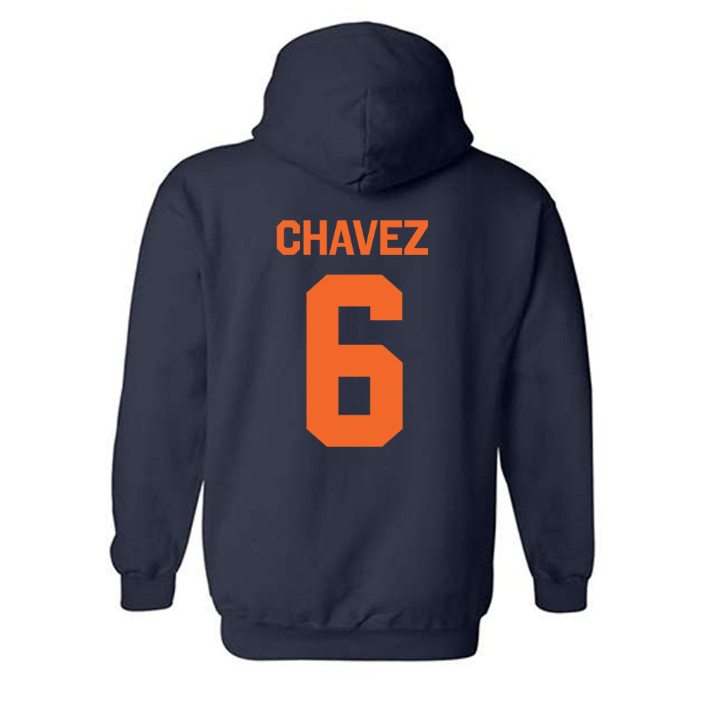 FPU - NCAA Men's Soccer : Vicente Chavez - Classic Shersey Hooded Sweatshirt-1