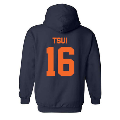 FPU - NCAA Baseball : Ethan Tsui - Classic Shersey Hooded Sweatshirt-1