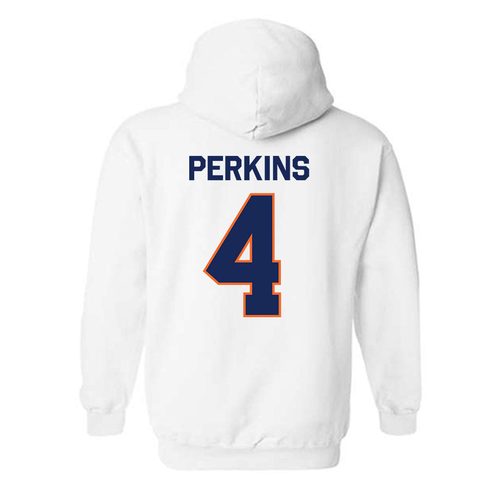 FPU - NCAA Baseball : Garrett Perkins - Classic Shersey Hooded Sweatshirt-1