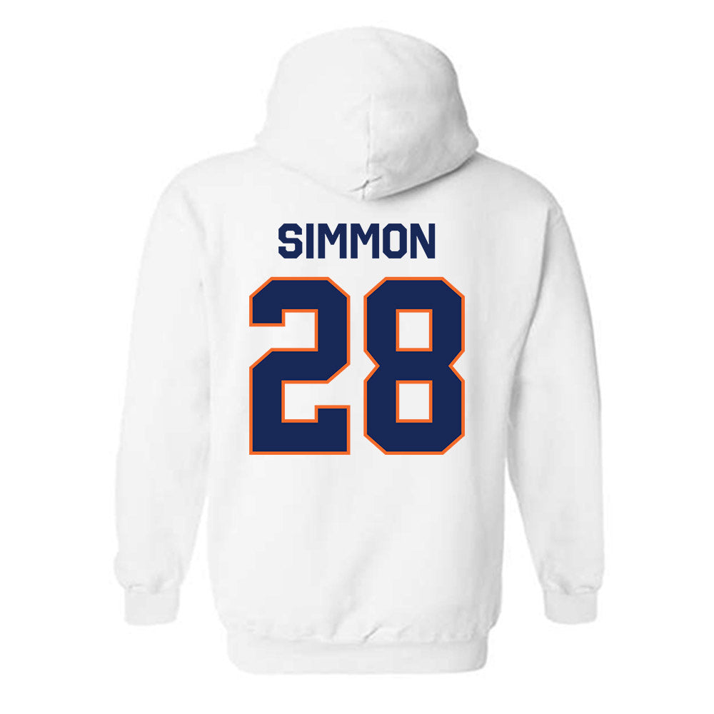 FPU - NCAA Baseball : Zach Simmon - Classic Shersey Hooded Sweatshirt-1
