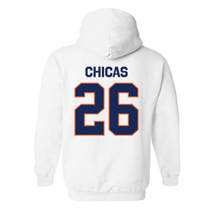 FPU - NCAA Men's Soccer : Danly Chicas - Classic Shersey Hooded Sweatshirt-1