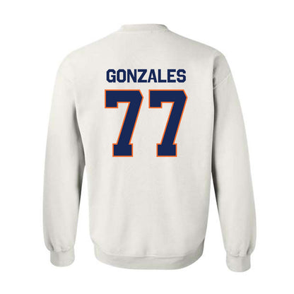 FPU - NCAA Baseball : Tyler Gonzales - Classic Shersey Crewneck Sweatshirt-1